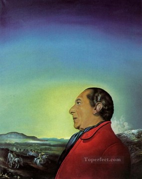  Duke Art - The Duke of Urbino Portrait of Count Theo Rossi Di Montelera 1957 Surrealism